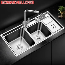 Inox Lavandino Cucina Acero Inoxidable Escurridor Waschbecken Zlewozmywak Pia Cozinha Lavabo Fregadero De Cocina кухонная раковина