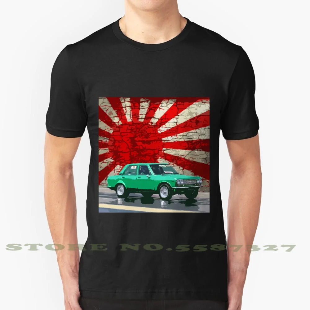 Datsun 1600 модная Винтажная футболка футболки Культовая машина японский автомобиль