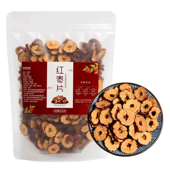 

2020 China Hongzaopian Fresh Jujube Slices Sweet and Crisp Instant Seedless Health Tea for Beauty and Lose Weight