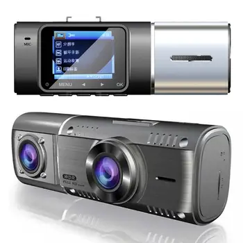 

1.5 inch 5V 1A 1080P HD Display Dual-lens Night Vision Vehicle Recorder DVR 170 Degree Universal Car Accessories Interior