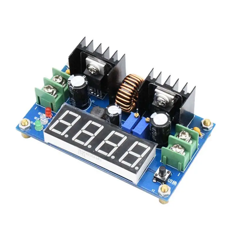 

FFYY-Digital Display Dc Dc 8A 180W Adjustable Cc Cv Step Down Power Supply Battery Charging Module Voltage Ammeter Led Driver
