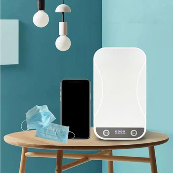 

Multifunction UV Mobile Phone Sterilizer Box UVC Lamp Steriliser Disinfection Box for Mask Smartphone Accessories Makeup Tool