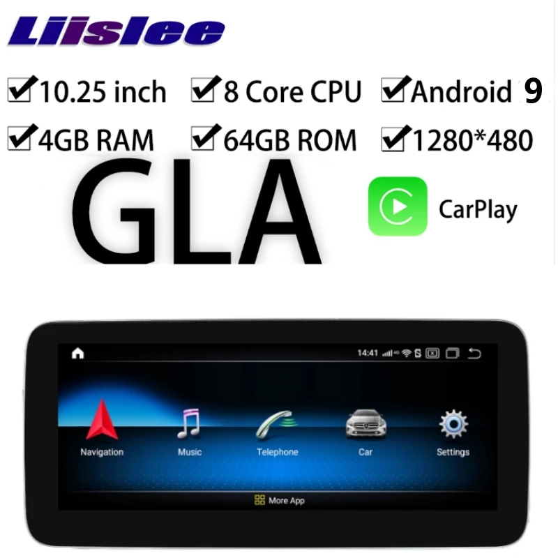 Автомагнитола LiisLee для Mercedes Benz MB GLA Class X156 180 200 250 2013 ~ 2019 оригинальная навигация NTG
