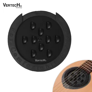 

VERTECHnk SM-10 Guitar Soundhole Cover Sound Hole Feedback Buffer Black Dia.100mm for EQ Acoustic Folk Guitars
