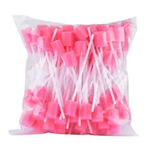 10 шт./компл. одноразовые Уход за полостью рта губки тампоны Unflavored стерильные Стоматологическая Swabsticks