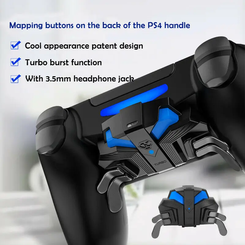 2021 New Pg Ps1010 Back Button Attachment Fps Dominator Controller Adapter With Mods Paddles For Sony Ps4 Slim Pro Controllers Gamepads Aliexpress
