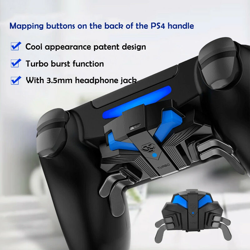 2021 New Pg Ps1010 Back Button Attachment Fps Dominator Controller Adapter With Mods Paddles For Sony Ps4 Slim Pro Controllers Gamepads Aliexpress