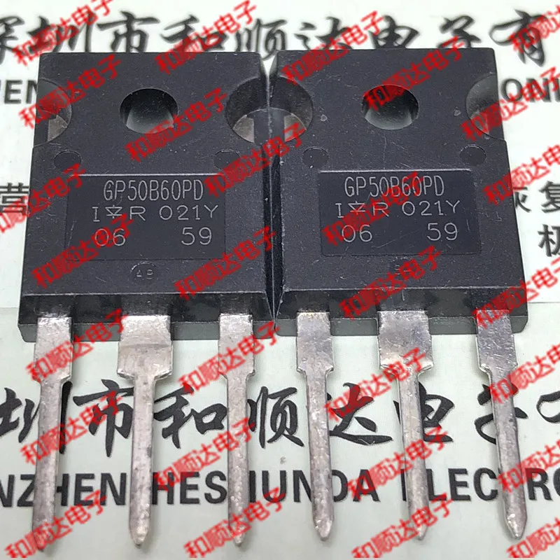 

Original New 2pcs/ GP50B60PD IRGP50B60PD IRGP50B60PD1 GP50B60PD1 TO-247