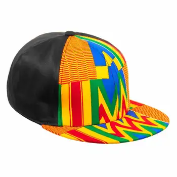 

Shenbolen african Cap fashion Ankara Print Hat Custom Logo Brand Printing ankara print Mesh Cap Snapback Hat Wholesale