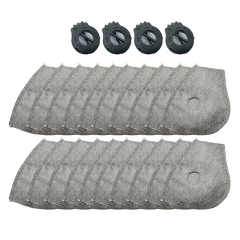 

24pcs Pieces General Air Valves Soft Insert Mask Accessories Mask Parts Mask Filters for Outdoor