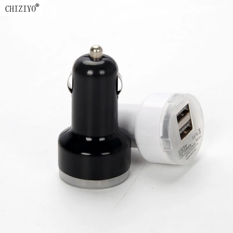 2.1A 1A Dual USB Car Charger Quick Charge Fast Mobile Phone Drop Shipping CHIZIYO | Автомобили и мотоциклы