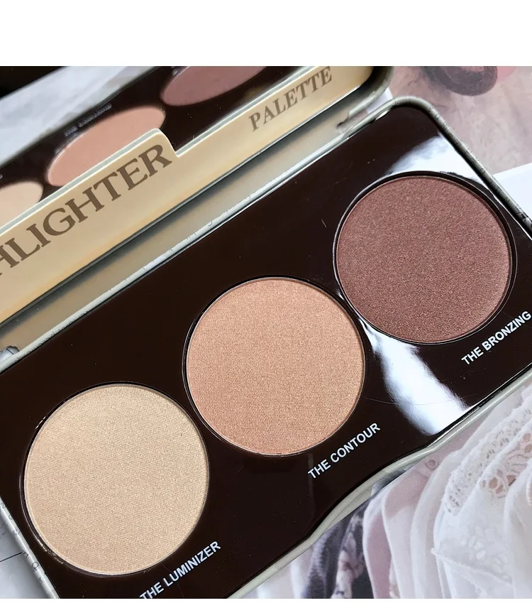 3 цветной маркер для лица бронзаторы палитра макияж GlowKit контур лица мерцающая пудра основа для тела осветитель изюминка косметика