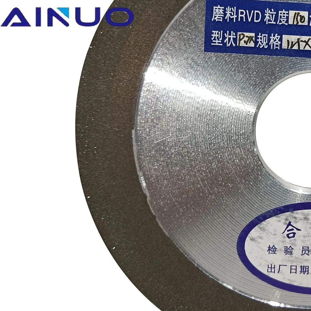 100mm/125mm/150mm Diamant Schwarz Sand Schleifen Rad Harz Bond Wolfram Stahl Fräser Werkzeug spitzer Schleifer – Detail 7