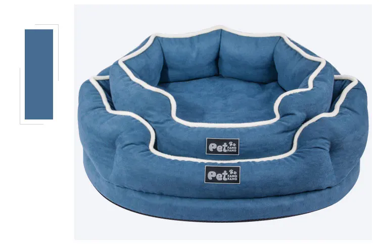 Зимняя кровать для собаки с эффектом памяти, водонепроницаемый собачий домик для щенка, большой съемный чехол, кровать для питомца, мягкая теплая кровать для собак, диван для отдыха, питомник