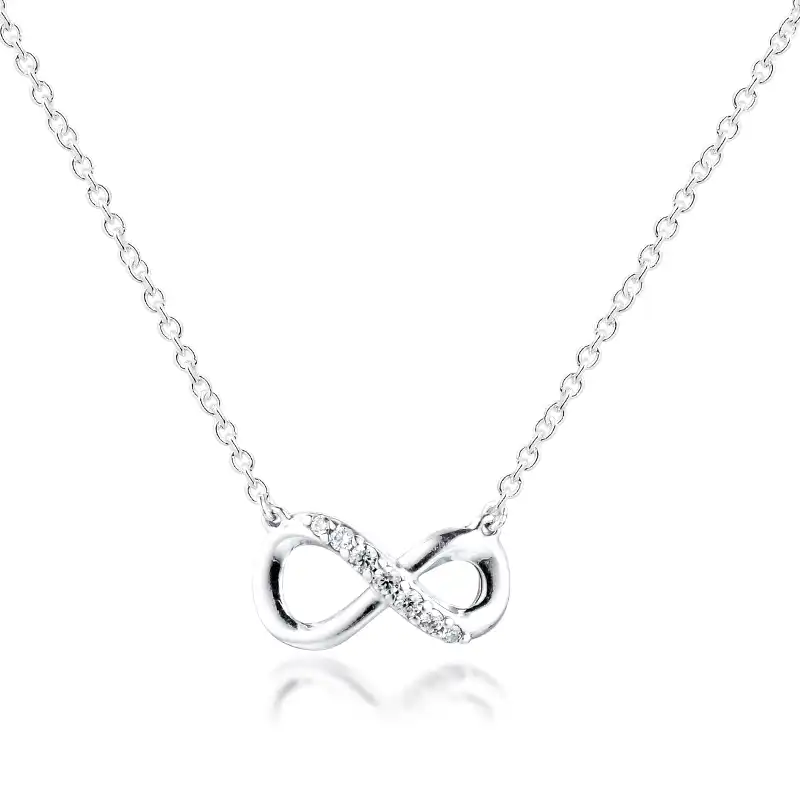 Pandora Sparkling Infinity Necklace 