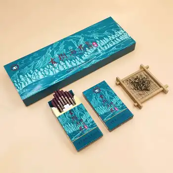 

10 Packs Ancient Puer Tea Light of Mint Flavor Herbal Tea Smoke Cigarette Aromatherapy Smoke and Drinke Tea Tobacco No Nicotine