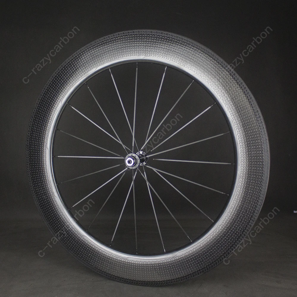 Time Trial Dimple Wheels Aerodynamic Front And Rear 80mm 2 Year Warranty Clincher/tubeless Road