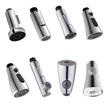 

Kitchen Pull Out Faucet Sprayer Plating Nozzle Water Saving Bathroom Basin Sink Shower Spray Head Water Tap Faucet Filter