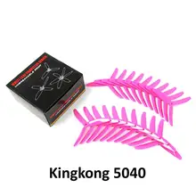 10 pares de Kingkong 5040 5x4x3 3-Hoja de Color único CW CCW Blade hélices para FPV Quadcopter RC Racing Drones Kit de Marco