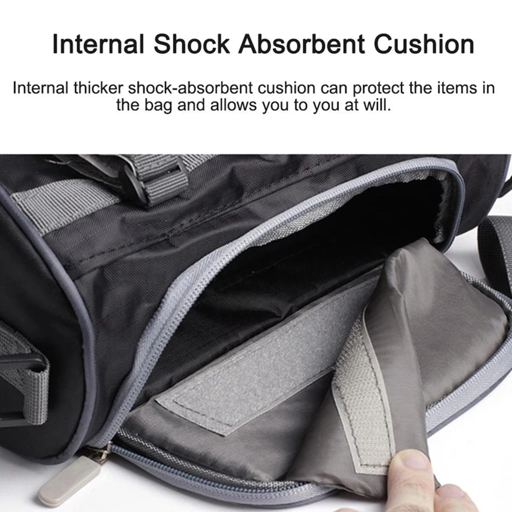 Waterproof Motorcycle Front Bag Motorbike Bike Handlebar Storage Pack Basket