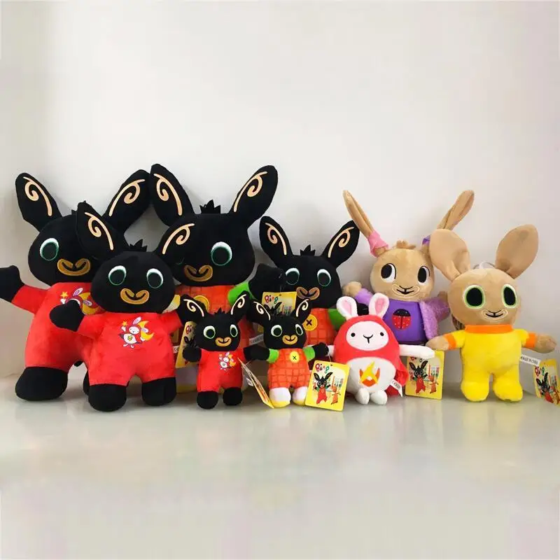 Bing кролик, плюшевая кукла, игрушки слон Hoppity Sula Flop Voosh Pando, плюшевые Bing мягкие игрушки, куклы, подарки для детей