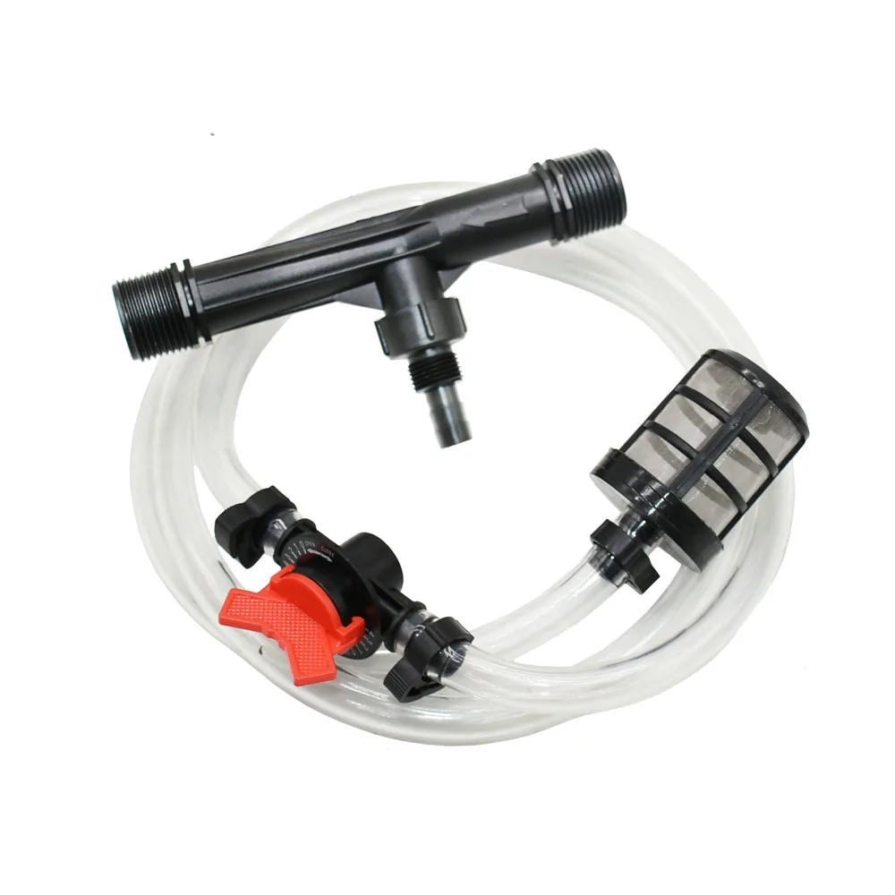 1 Inch 1.5 Inch Male Thread Venturi Fertilizer Injector Kits Garden Agriculture Irrigation System Fertilizer Tool 1Set