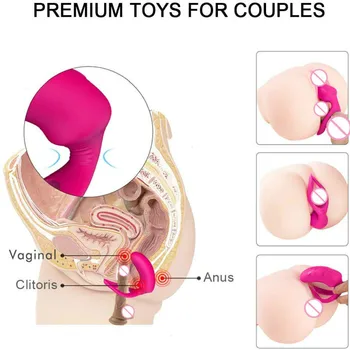 9 Speed Silicone Waterproof Rechargeable Clitoris Vagina Penis Stimulator Massager Adult Sex Toys For Men, Women And Couples 3