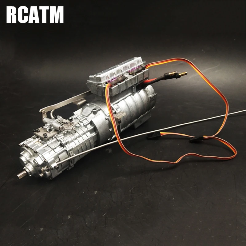 

Metal Gearbox Power take-off with oil pump Speed ratio 5.04 For 1/14 Tamiya RC Truck Tipper dump car SCANIA AROCS ACTROS