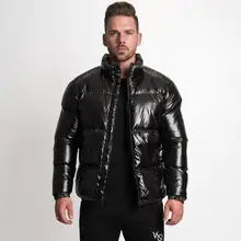 Зимнее Новое теплое хлопковое пальто для фитнеса с капюшоном, куртка на молнии, мужская повседневная свободная хлопковая куртка