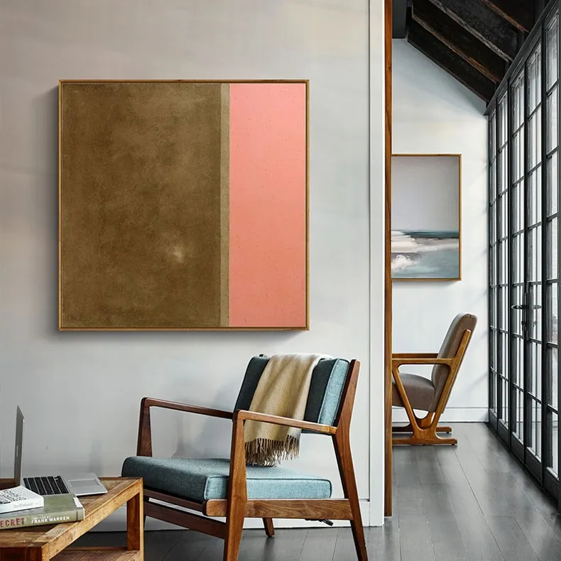 

Hand-Painted Color Abstract Oil Painting Canvas Art Decorative Painting Designer Model Room Wall Art Canvas Painting Home Decor