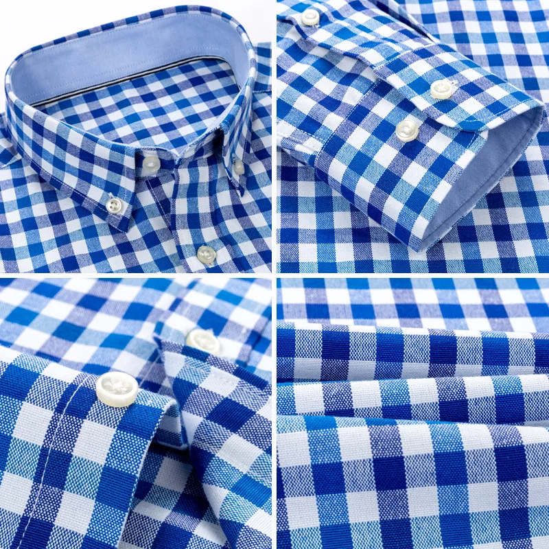 BOLUBAO Brand Men Business Plaid Shirt Multi Style Button Decoration Long Sleeve Shirts Evening Prom Dress Shirts Male BOLUBAO Brand Men Business Plaid Shirt Multi Style Button Decoration Long Sleeve Shirts Evening Prom Dress Shirts Male