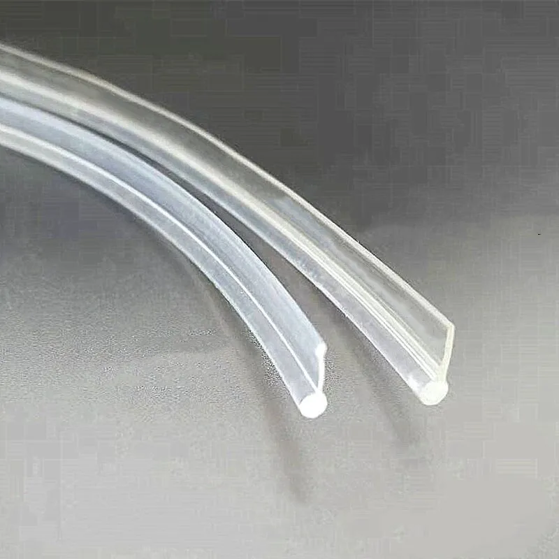 Soft Dia.2mm clear T-type Skirt Side Glow Fiber Optic Cable light w/side ribbon Interior PMMA Car Flexible mounting Decor RGB