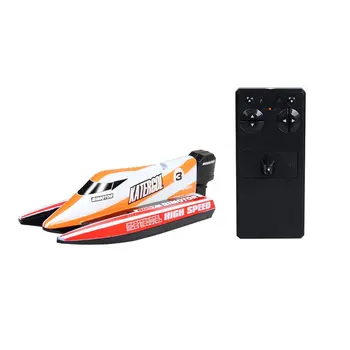 

3312M 2.4GHz RC Ship Boat 4 Channels High Speed Mini Racing Boat Waterproof Rechargeable Speedboat Children Toy