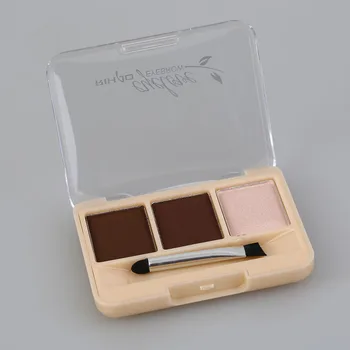 

2016 New Professional RIHAO Women Eye Brow Makeup Eye Shadow Eyebrow Powder Palette With Brush Make Up Female Cosmetics Tool