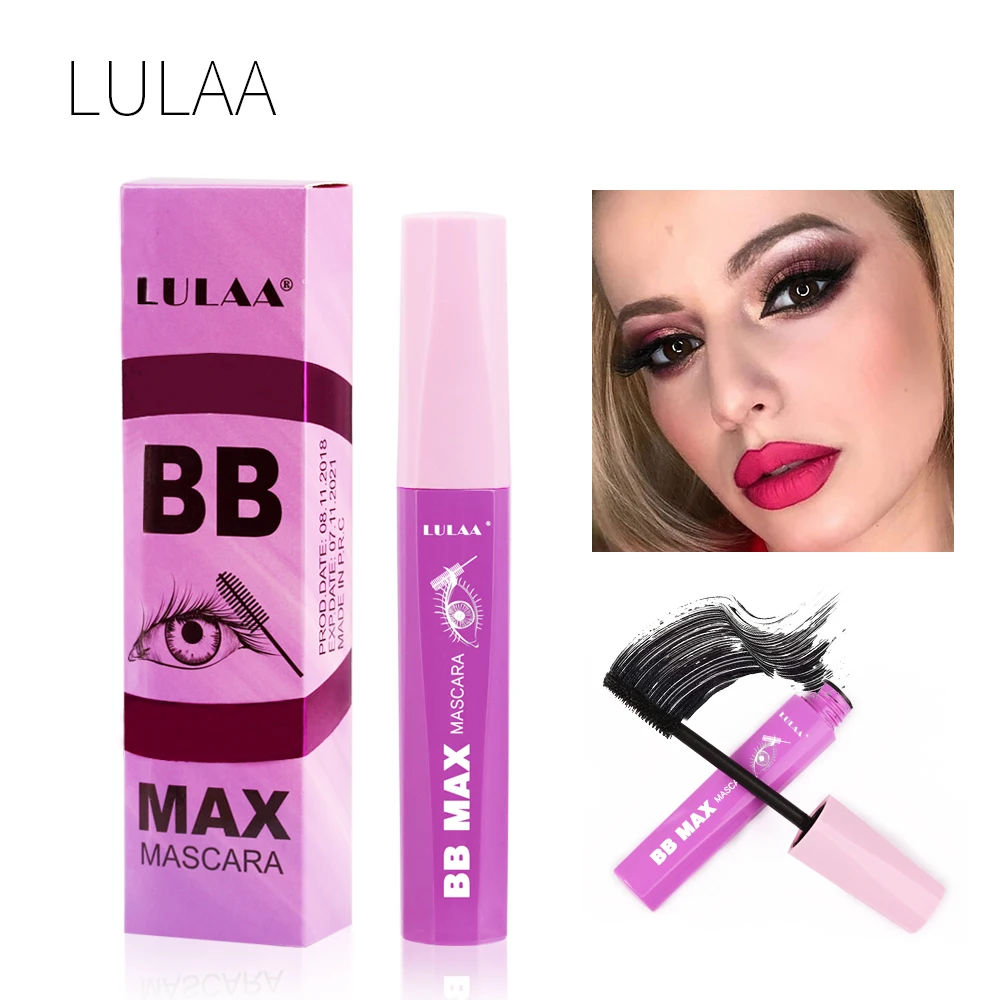 Новинка 2019 водостойкая густая тушь LULAA удлиняющие кудрявые ресницы Черная для