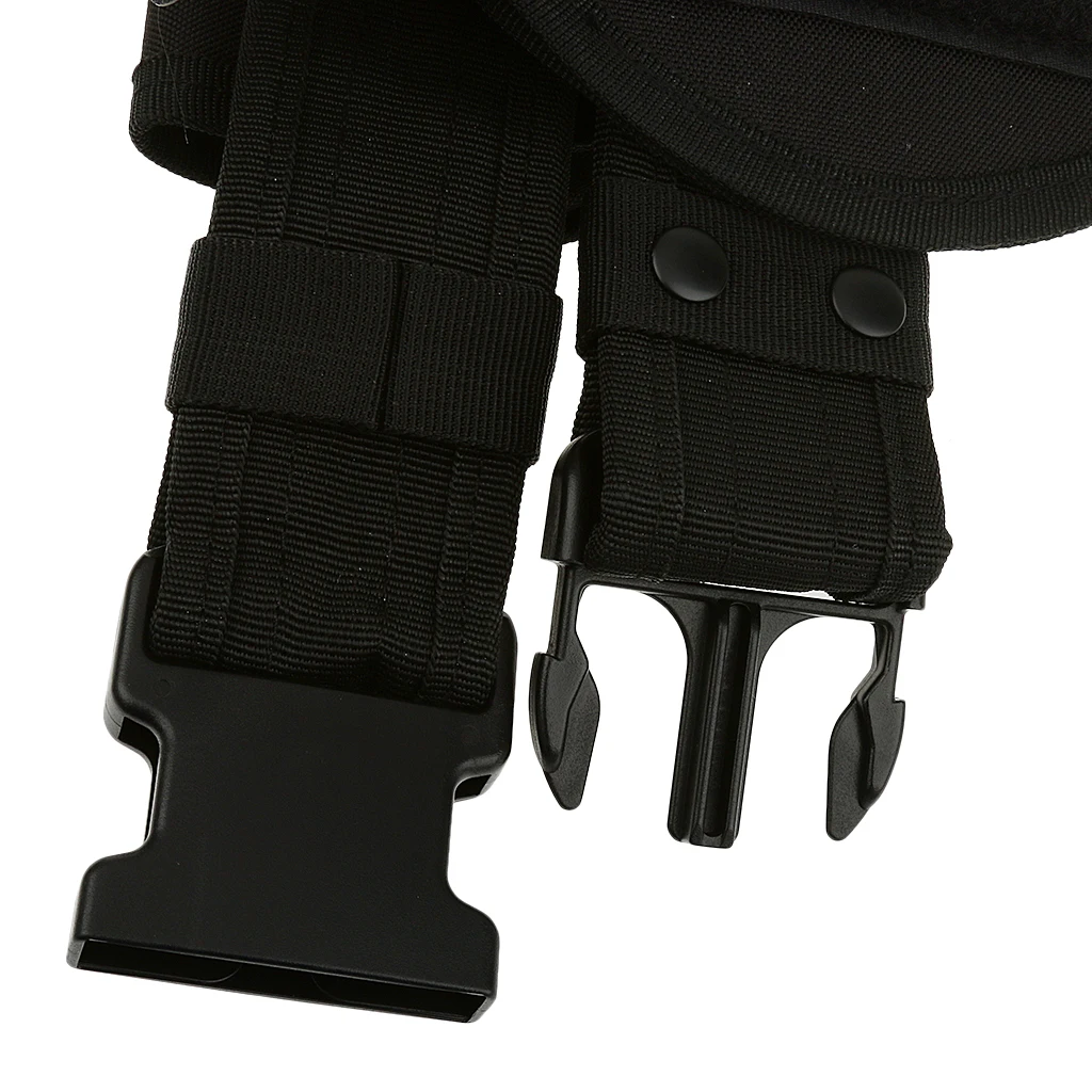 

Tactical Belt with 10 Pouches for Police Prison Guard Hunting Travel Security
