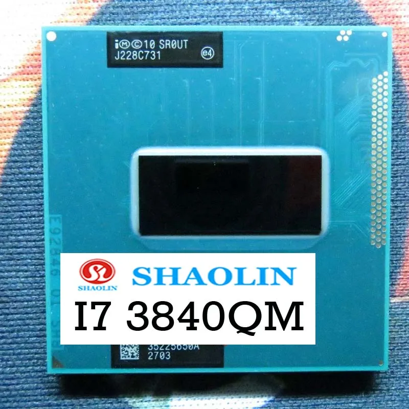 I7-3840QM I7 3840QM SR0UT I7-3820QM 3820QM SR0MJ четырехъядерный восьмипоточный процессор 8M 45W Socket G2