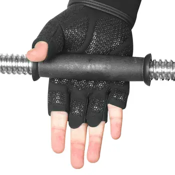 

Women Men Sport Cycling Fitness GYM Workout Exercise Half Finger Gloves Bike