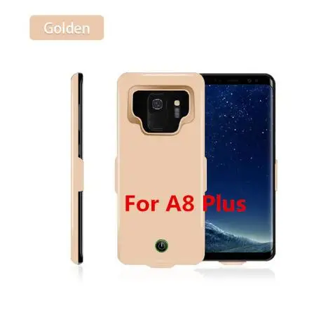 Gold for A8Plus Для samsung Galaxy S8 S9 Plus, чехол для зарядного устройства, A8 Plus, чехол для зарядки аккумулятора, запасная упаковка, чехол для внешнего аккумулятора, для S 8 S 9 A 8 - Цвет: Gold for A8Plus