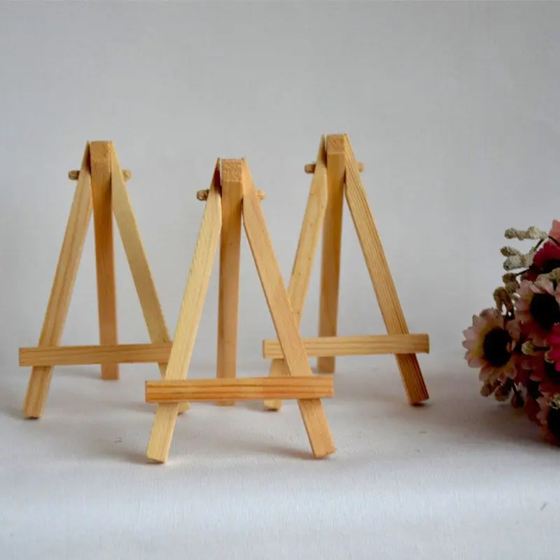 

Mini Wood Easel Set For Painting Drawing School Student Artist Supplies