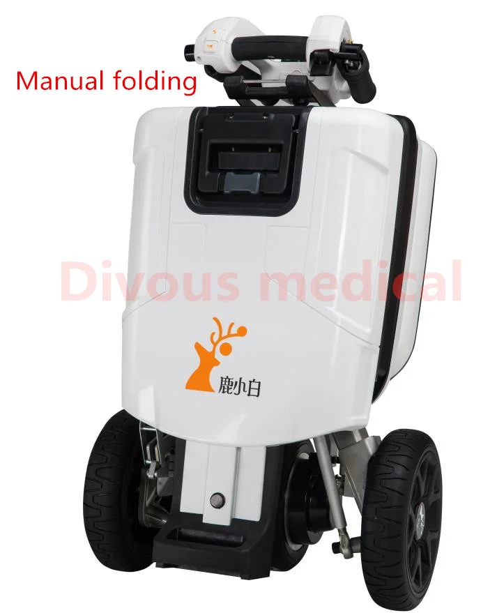 Outdoor Bicycle Airplane 3 wheels Vehicle Remote/Manual Folding Mobility Scooter Electric Car For Adult 4