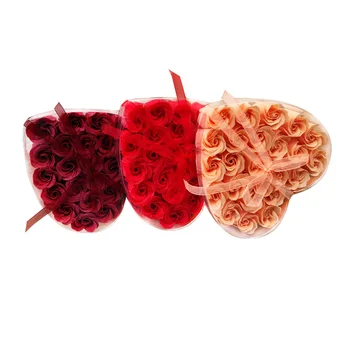 

25 Flower Boxed Soap Flower Handmade Soap Five-color Flower Holiday Wedding Teacher's Day MOTHER'S Day Gift