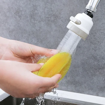 

2pcs 360 Degree Rotatable Spray Head Tap Durable Faaucet Splash Filter Nozzle 3 Modes KitchenTap Nozzle Tap Filter Faucet