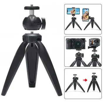 

Universal Phone Tripod Aluminum Phone Mount Stand With Rotating Ball Head for Photography Video Shooting for iPhone Android