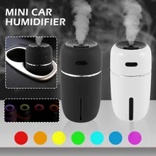 200ml USB Mini Air Humidifier Car Aroma Essential Oil Diffuser Home USB Fogger Mist Maker LED Night Lamp Accessories