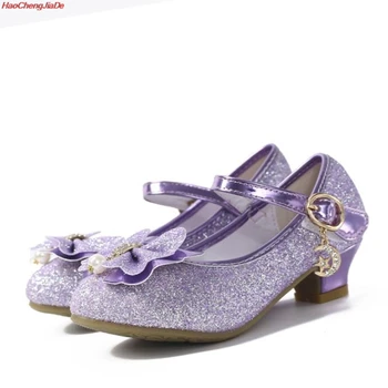 

Glitter Girls Sandals Girls High Heel Sandals Kids Shoes For Children Party Shoe Wedding Dress Enfant Summer Spring Autumn