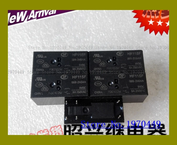 HF115F 009-2HS4A 8A 9 В постоянного тока | Обустройство дома