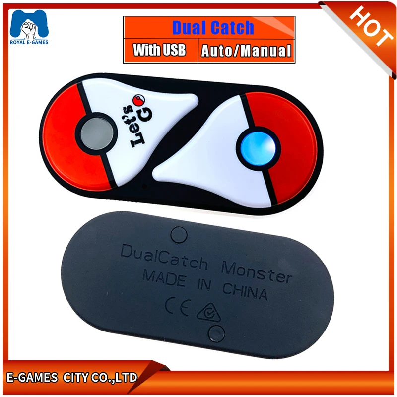 

Newest Dual Catch Monster for Pokemon Go Plus Auto Catch for Bluetooth 2 Trainers for iPhone 6 for iOS ver.11/Android 7.0 Dropsh