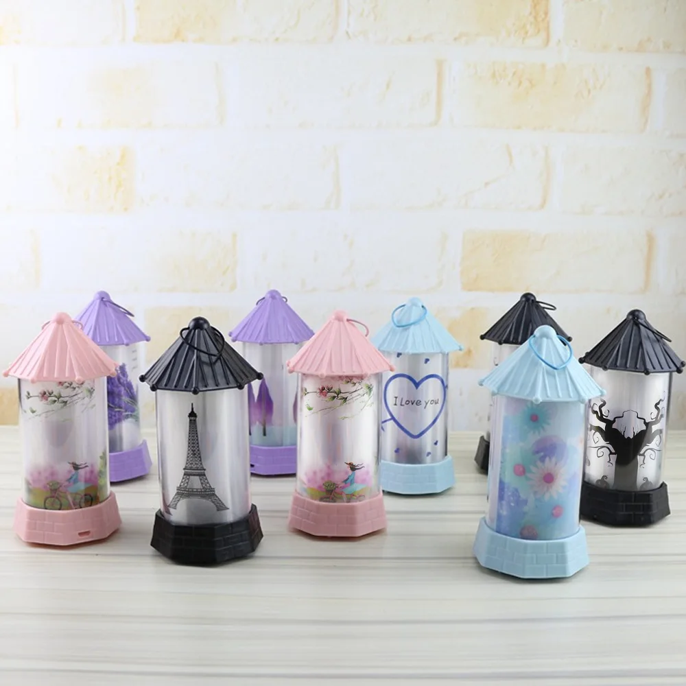 Creative Halloween Lamp Plastic Indoor Festival Kids Gift Halloween Castle Light Props Celebration LED Lantern Party Decor