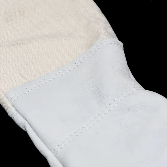 1Set Méhészeti Kesztyűbőr + Lélegző Anyag Méheszközök Univerzális Modell Vászon Kesztyű Eszközök - Image 6